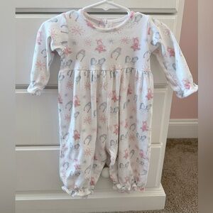 James & Lottie Winter Print Romper